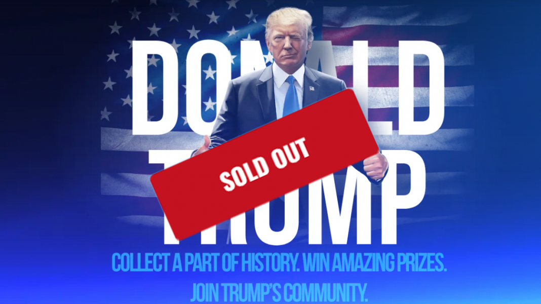 trump nft sold out